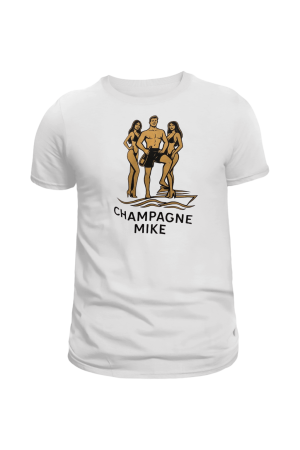 Champagne Mike White T-Shirt Avec Les Filles
